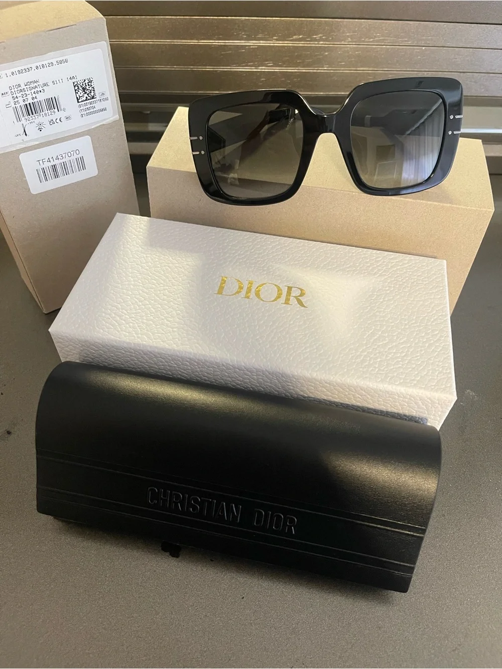 Dior Signature S11I Gradient Square Sunglasses